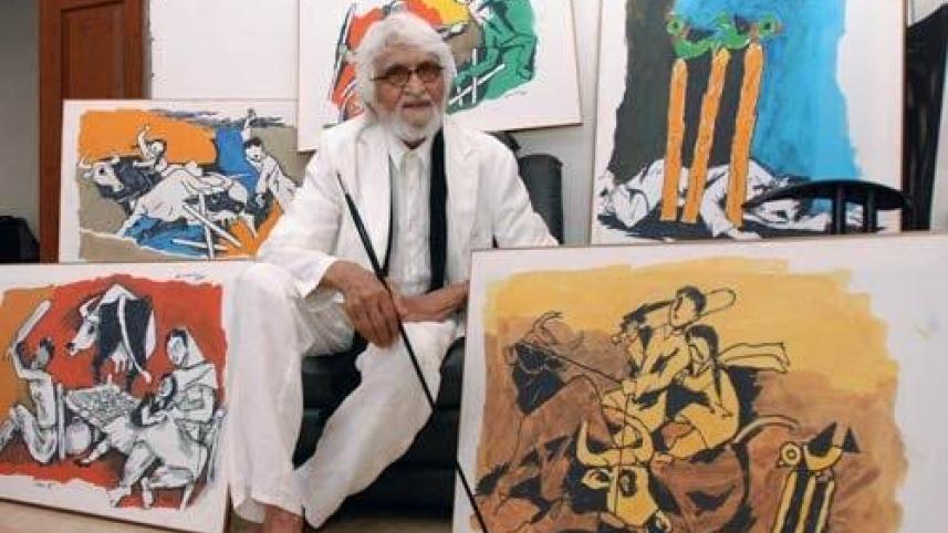 25 rare MF Husain paintings to be auctioned in Mumbai 
