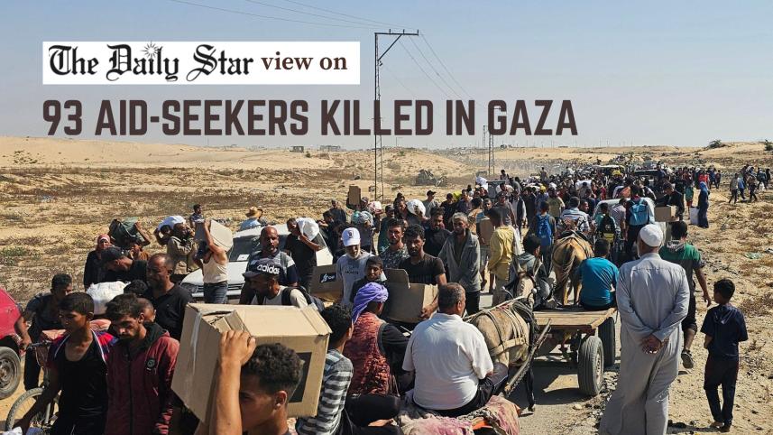 93 aid-seekers killed in Gaza