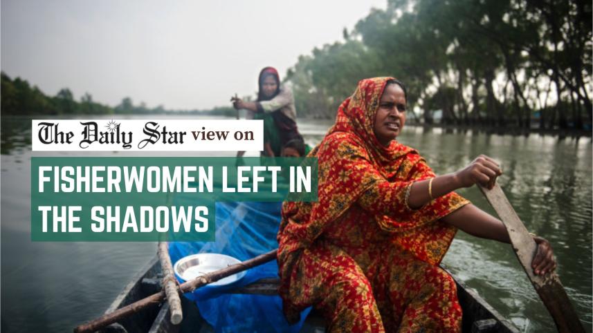 Fisherwomen left in the shadows
