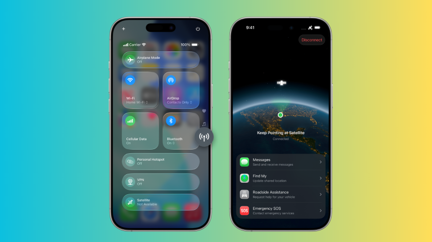 iPhone satellite features