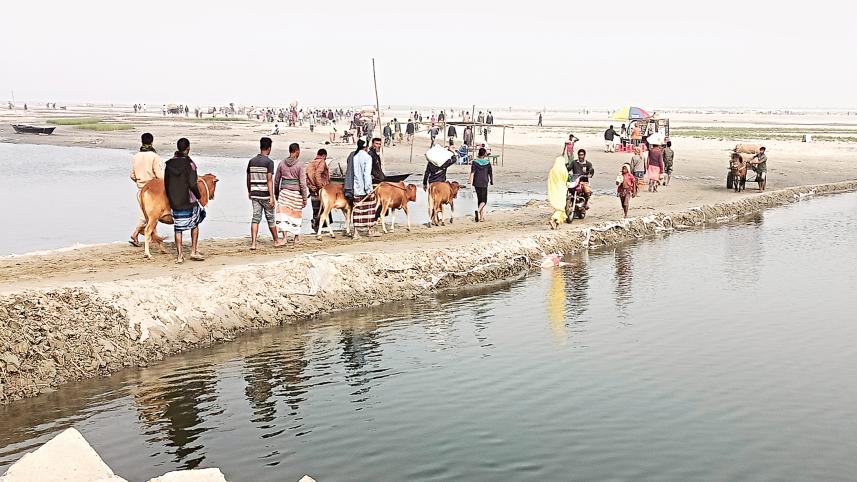 river islands economy in Bangladesh