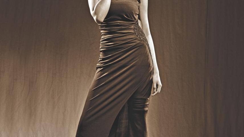 In luminance or brightness