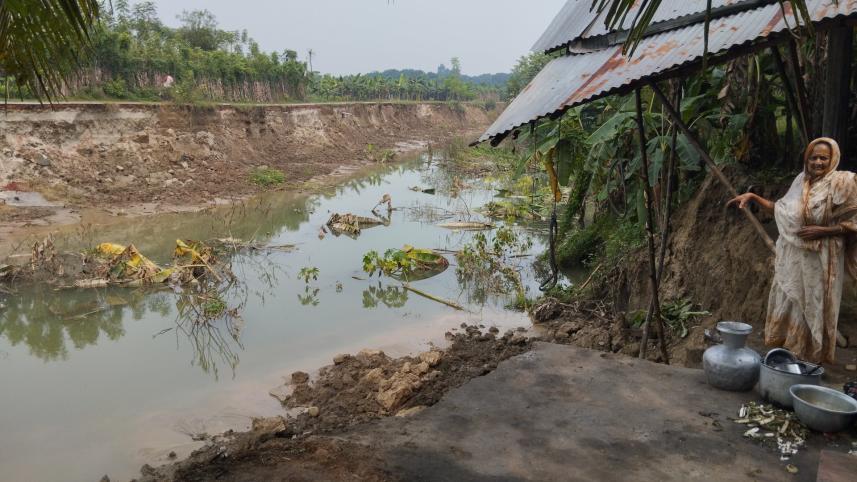 Illegal and unplanned excavated canal causes suffering to the farmers in Jhenidah.jpg