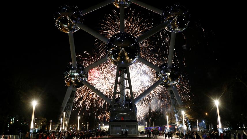 Welcoming Moments of Happy New Year 2018 in Belgium