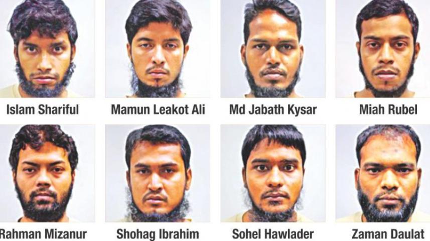 Singapore arrested eight Bangladeshis