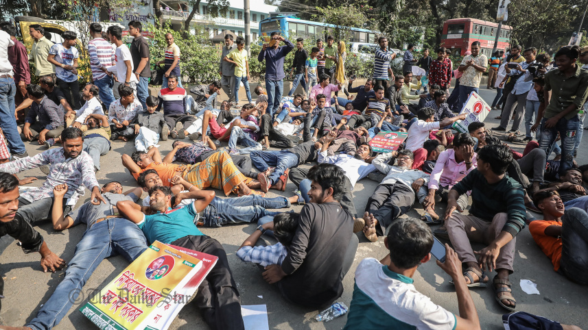 BNP men clash with police