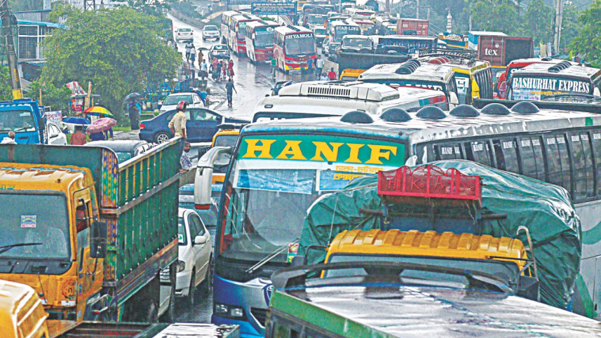 Fishermen block Dhaka-Chattogram highway