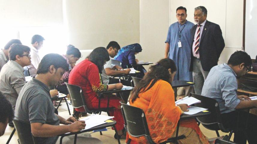 Fall 2016 graduate admission  test at NSU