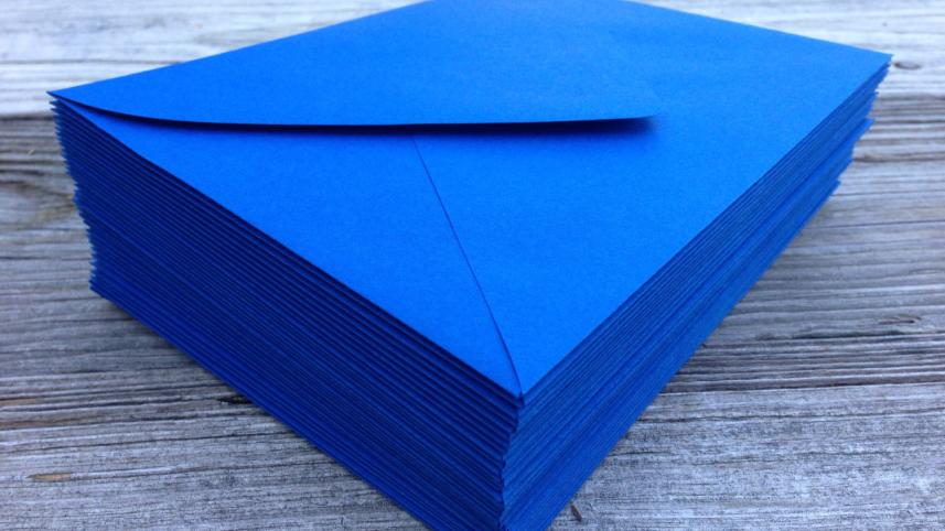blue envelop