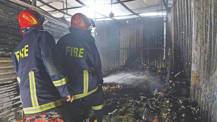 Malibagh Kitchen Market Fire