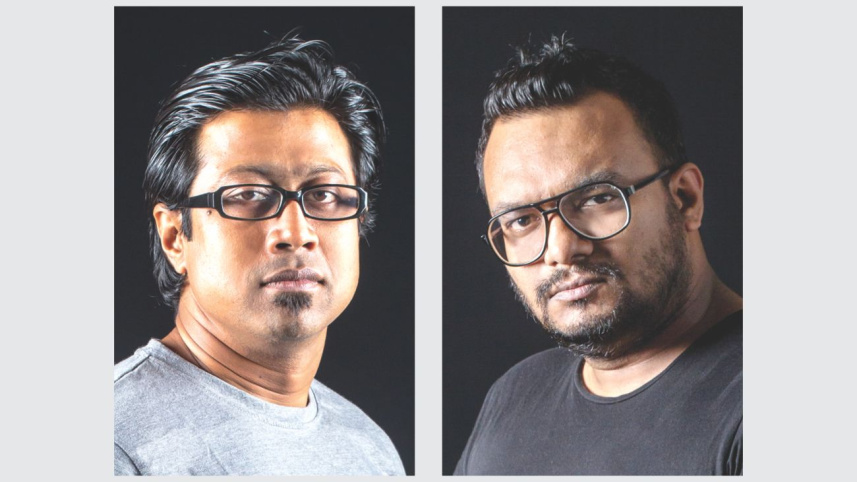 Mehmood Afridi Tony (Drums) and Khademul Jahan (Guitars)