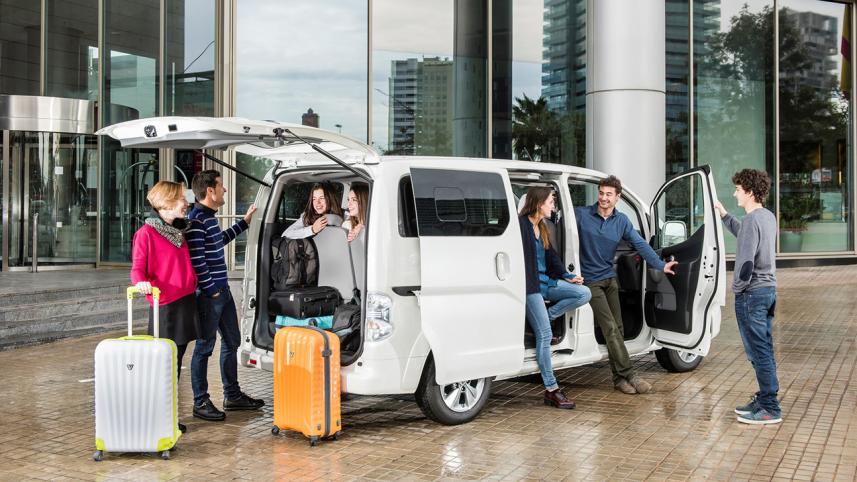 The Nissan 7 seat e-NV200