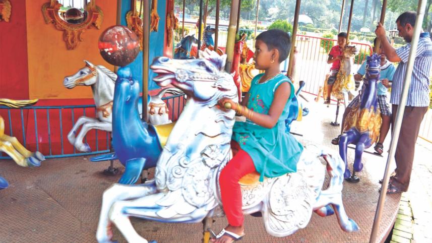 Oh, the flying swings