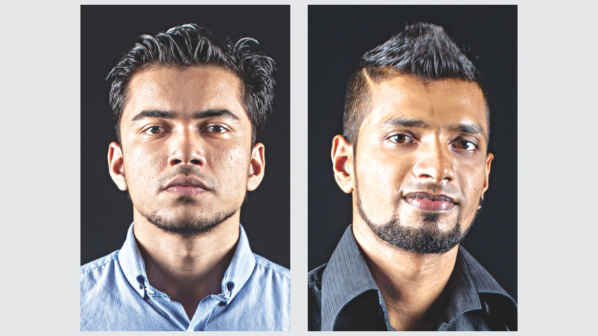 Rubayet Chowdhury (Vocals & Guitars) and Charlz Francis (Bassist)