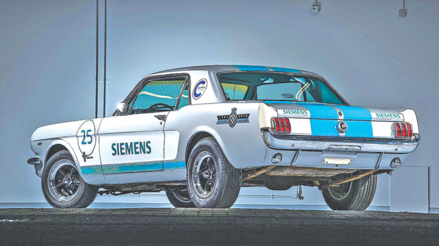 Siemens-Cranfield University autonomous 1965 Ford Mustang