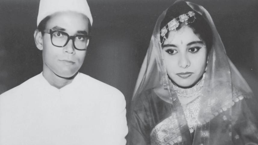 Syed Shamsul Haq and his wife Syed Anwara Haq