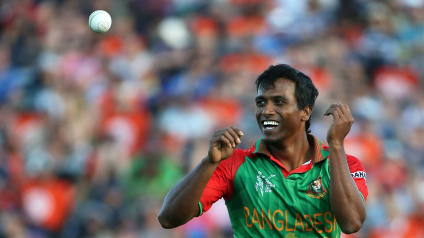 Bangladesh bowler Rubel Hossain 