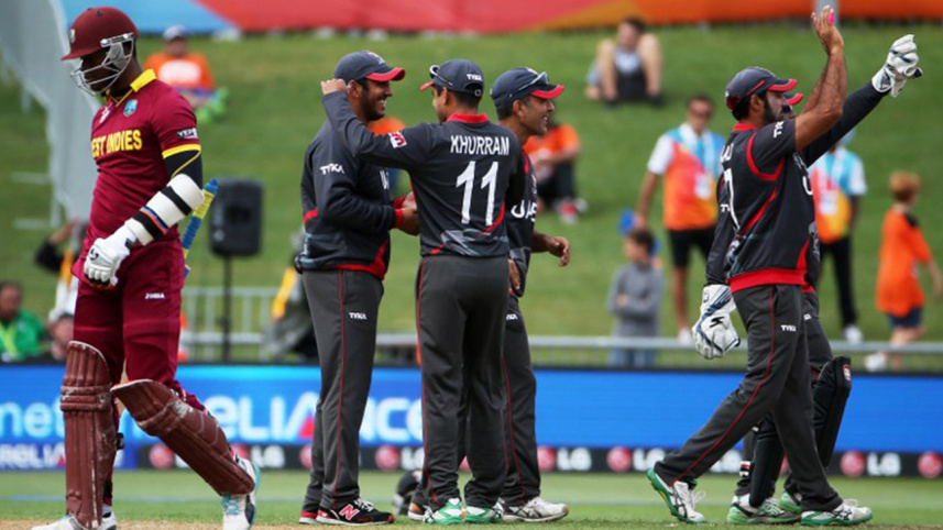 United Arab Emirates team celebrates