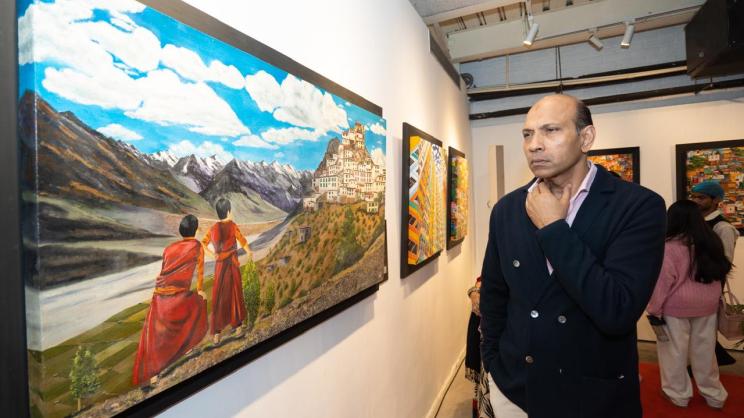 Brushstrokes Across Generations: Inside a father-daughter exhibition