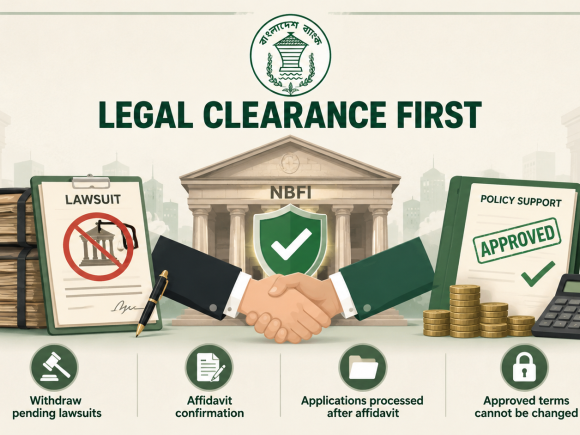 Bangladesh Bank policy support for NBFIs borrowers