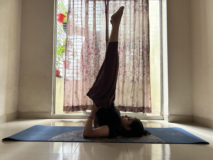 sarvangasana    Say goodbye to back pain with these simple yoga poses