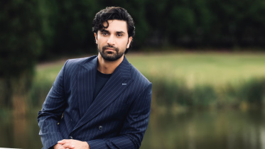 Pakistani star Ahad Raza Mir wears bespoke Zurhem in Australia