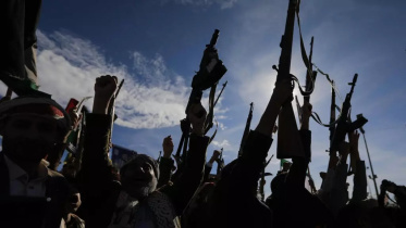 Yemen's Houthi rebels are the latest faction to enter the Middle East war, firing a ballistic missile towards Israel. Photo: AFP