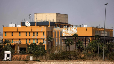 The US Embassy compound in Iraq inside the Green Zone in Baghdad. Photo: AFP
