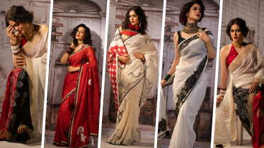 Stylish sarees and blouses that shine beyond just Pahela Baishakh