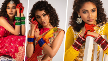 The timeless beauty of Bengali Alta and traditional glass bangles