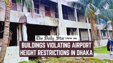 Dhaka buildings violating airport height rules