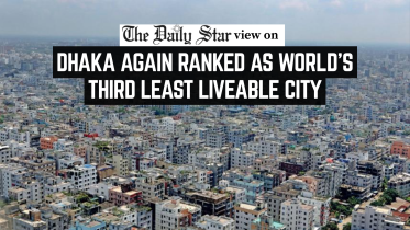 Dhaka ranked third least liveable city 2026