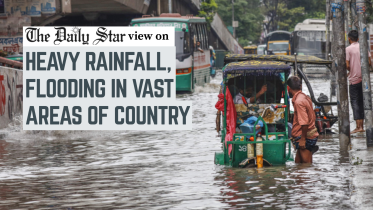 heavy rainfall flooding in Bangladesh