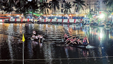 Nouka Baich at Nawab Bari | Nawab Bari pond boat race