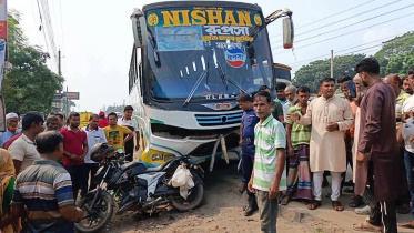 The accident took place in Kaliganj. Photo: Collected