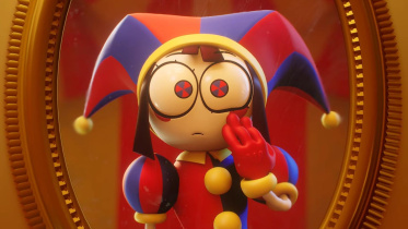 Screenshot of a scene from The Amazing Digital Circus. 