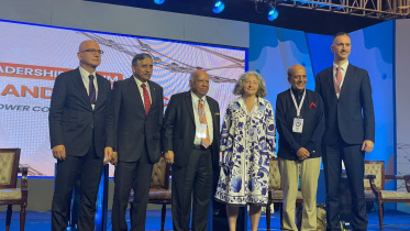 Dinesh Trivedi spoke at a panel discussion titled “Power and Prudence” at the Bay of Bengal Conversation 2026, being held at the Pan Pacific Sonargaon in Dhaka. Photo: Star