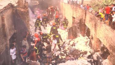 Rajshahi cotton warehouse fire