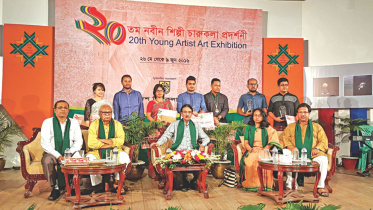 20th Young Artists' Art Exhibition at Shilpakala