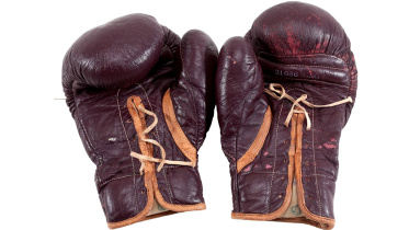 Muhammad Ali gloves, Joe Frazier’s jockstrap, "Fight of the Century" ,auction 