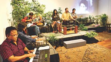 Artistes perform at the programme