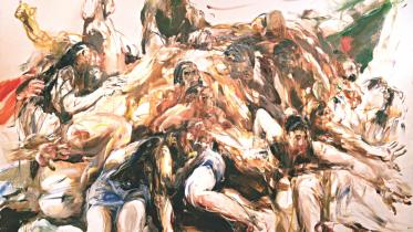 Artwork by Shahabuddin Ahmed, Victory 1, oil on canvas