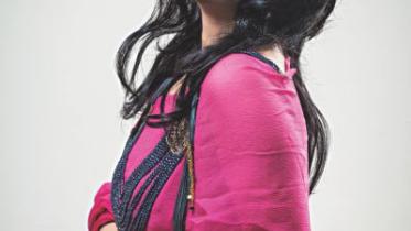 Actress Aupee Karim in Debris of Desire film