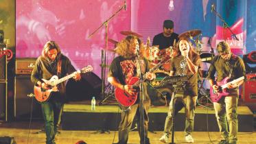 Members of BAMBA tribute to Ayub Bachchu 