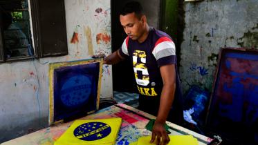 Bangladeshi flagmaker