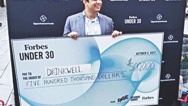 Bangladeshi wins Forbes award