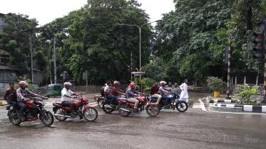 Ride-sharing motorbike services in Dhaka