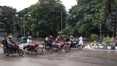 Number of motorcycles doubled in Dhaka