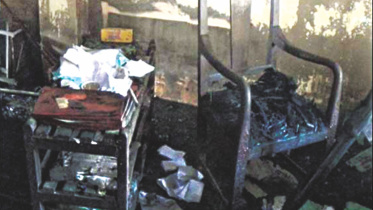 Burnt office BKB College.jpg