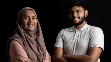 Bushra E Anjum and Mushfiqur Rahman Saad.jpg